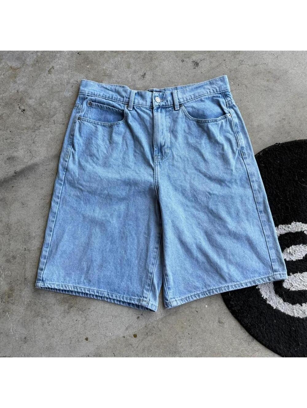 Y2K RSQ Baggy Light Blue Jorts